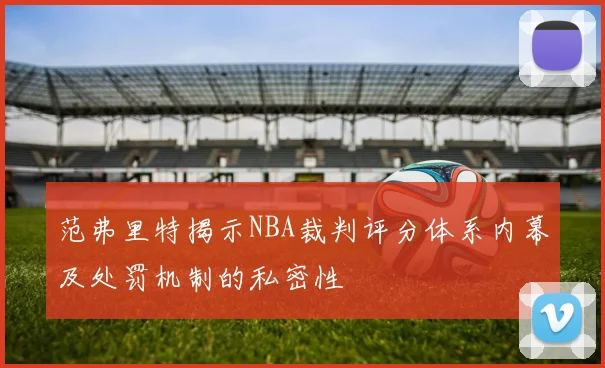 范弗里特揭示NBA裁判评分体系内幕及处罚机制的私密性